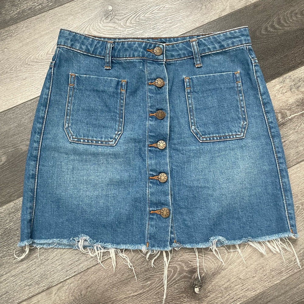 BDG denim mini skirt
